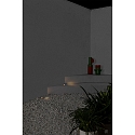 Faro Vloerinbouwarmatuur KANE 3 3-voudig, rond IP67, rvs, gesatineerd 