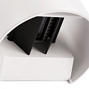 Faro Wandarmatuur voor buitenshuis SUNSET 2-vlams LED IP54, wit mat 
