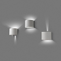 Faro Wandarmatuur voor buitenshuis SUNSET 2-vlams LED IP54, wit mat 