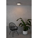 Faro Wandarmatuur YEN E27 IP54, grijs 