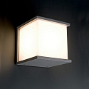 Faro Wandarmatuur voor buitenshuis KUBICK E27 IP44, lichtgrijs 