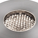 Faro Vloerinbouwarmatuur GRUND 80 (INCL HONEYCOMB) 350MA rond, stijf, begaanbaar IP67, rvs, gesatineerd dimbaar