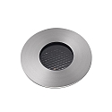 Faro Vloerinbouwarmatuur GRUND 80 (INCL HONEYCOMB) 350MA rond, stijf, begaanbaar IP67, rvs, gesatineerd dimbaar