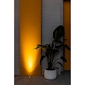 Faro floor recessed luminaire GRUND 80 (INCL HONEYCOMB) 350MA round, rigid, passable IP67, black, anodised dimmable