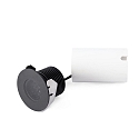 Faro floor recessed luminaire GRUND 92 (INCL HONEYCOMB) 350MA round, rigid, passable IP67, black, anodised dimmable