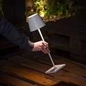 Faro table lamp TOC LED IP54, white matt 