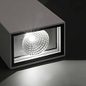 Faro Wandarmatuur voor buitenshuis LING 2-vlams LED IP54, wit mat 