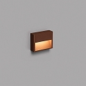 Faro outdoor wall luminaire GRADA LED IP54, rust brown 