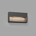 outdoor wall luminaire GRADA LED IP54, dark grey 