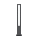 Lichtpaal NANDA LED IP54, donkergrijs 