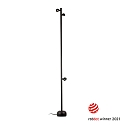 Vloerarmatuur BROT 1800 LED IP65, zwart 