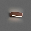 Faro Wandarmatuur voor buitenshuis TAKUA LED IP65, roestbruin 