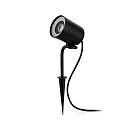 Faro Wandarmatuur voor buitenshuis FLOW GU10 IP65, zwart mat 