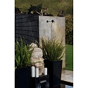 Faro Wandarmatuur voor buitenshuis FLOW GU10 IP65, zwart mat 