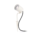 Wandarmatuur voor buitenshuis FLOW GU10 IP65, beige 