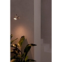 Wandarmatuur voor buitenshuis FLOW GU10 IP65, beige 