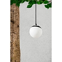 Faro Wandarmatuur voor buitenshuis VOILA LED IP44, zwart mat 