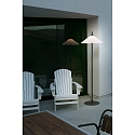 Faro Staande armatuur voor buiten SAIGON OUT E27 IP44, donkergrijs, wit mat 