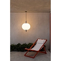 Faro Pendelarmatuur SAIGON OUT E27 IP44, donkergrijs 