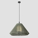 Faro Pendelarmatuur voor buiten SAIGON OUT E27 IP44, donkergrijs, olijfgroen 