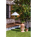 Faro Pendelarmatuur SAIGON OUT E27 IP44, donkergrijs 