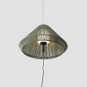 Faro Pendelarmatuur voor buiten SAIGON OUT E27 IP44, donkergrijs, olijfgroen 