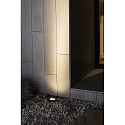 Faro floor recessed luminaire TRAS 2L / 13° / 24V DC 2 flames, without frame, adjustable IP67, black matt dimmable