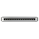 floor recessed luminaire FALLS 500 / 30X60� swivelling, asymmetrical, set back IP67, stainless steel, satined 