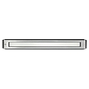 Vloerinbouwarmatuur FALLS 500 stijf, set terug, met diffuser IP67, rvs, gesatineerd 