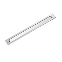 Vloerinbouwarmatuur FALLS 500 stijf, set terug, met diffuser IP67, rvs, gesatineerd 
