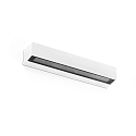 Wandarmatuur voor buitenshuis DORO 380 2-vlams LED IP65, wit mat 