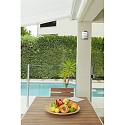 Faro Wandarmatuur CELA E27 IP54, gesatineerd 