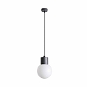 Pendelarmatuur MOON E27 IP44, donkergrijs 
