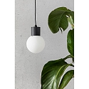 Faro Pendelarmatuur MOON E27 IP44, donkergrijs 