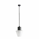 Pendelarmatuur MISTU E27 IP44, donkergrijs 