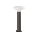 Lichtpaal BULB'S E27 IP44, donkergrijs 