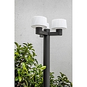 Faro Staande armatuur voor buiten MUFFIN 3-vlams E27 IP44, donkergrijs 