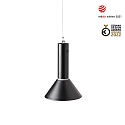 Faro Tafelarmatuur FUJI LED IP44, gesatineerd, zwart 