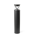 bollard lamp RUSH 800 LED IP65, dark grey dimmable