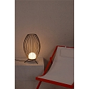 Faro Vloerarmatuur CAGE LED IP65, donkergrijs 