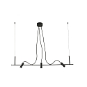 Pendelarmatuur CLAP LED IP65, zwart 