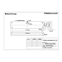 Frisch-Licht LED Surfaced /Pendant grid luminaire, 9/27W, 4000K, 4200lm, IP20, UGR < 19, white