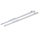 Ombouwset met magnetische bevestiging T5/T8 - LED 2-vlams, multipower IP20, zilver 