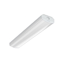LED Damp-proof luminaire, convex, 24W, 4000K, 2900lm, IP40, DALI dimmable, white