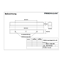 Frisch-Licht Armatuur voor vochtige ruimten AWL137150A.4584 medium, schakelbaar IP50, wit 