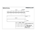 Frisch-Licht Armatuur voor vochtige ruimten AWL137454A.3784 slagvast, schakelbaar IP54, wit 