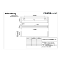 Frisch-Licht Armatuur voor vochtige ruimten AWL137850A.3883DA DALI aanstuurbaar, convex IP40, wit dimbaar