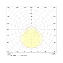LED Damp-proof luminaire, 54W, 4000K, 6300lm, IP50, opal, white