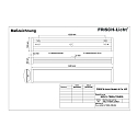 LED Damp-proof luminaire, convex, 60W, 4000K, 7200lm, IP40, DALI dimmable, white