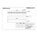 Armatuur voor vochtige ruimten AWL237454A.7384 slagvast, schakelbaar IP54, wit 